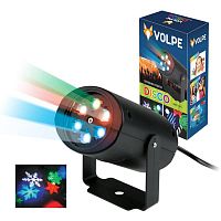светодиодный светильник-проектор (ul-00001187) uli-q306 4w/rgb black snowflake в Сочи