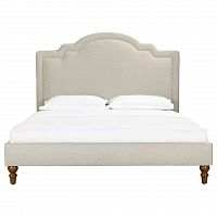 кровать двуспальная 120х200 бежевая cassis upholstered в Сочи