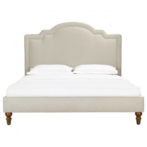 кровать двуспальная 120х200 бежевая cassis upholstered в Сочи