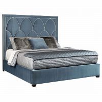 кровать двуспальная 180х200 голубая petals queen в Сочи