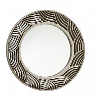 зеркало круглое серебряное в резной раме fiore в Сочи