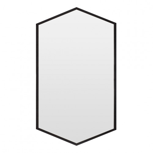 зеркало шестиугольное черное hexagon в Сочи