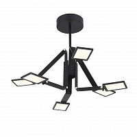 подвесная светодиодная люстра st luce teocoli sl841.402.06 черная в Сочи