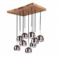 дизайнерская подвесная светодиодная люстра spot light ball 5030974 матовый никель, белая в Сочи