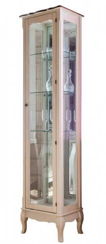 витрина mobilier de maison узкая высокая бежевая в Сочи