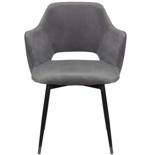 стул gblue велюр серо-голубой в Сочи