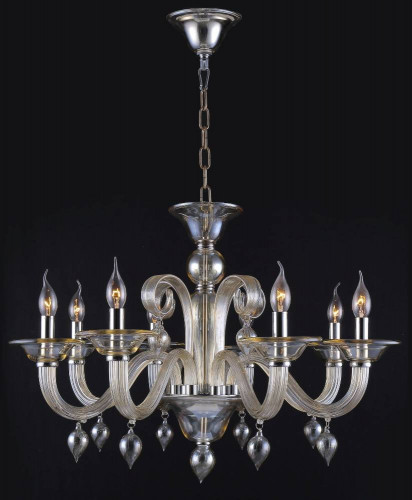 подвесная люстра crystal lux caetano sp8 бежевая в Сочи