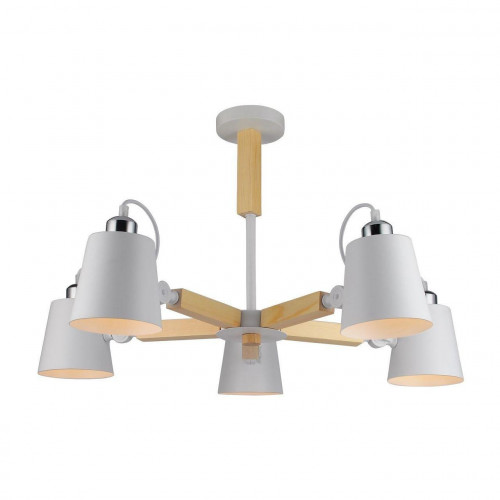потолочная люстра arte lamp a7141pl-5wh белая в Сочи