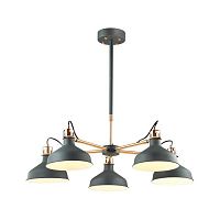 подвесная люстра odeon light lurdi 3329/5 черная в Сочи