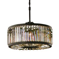 люстра welles round d50 черная, прозрачное стеко в Сочи