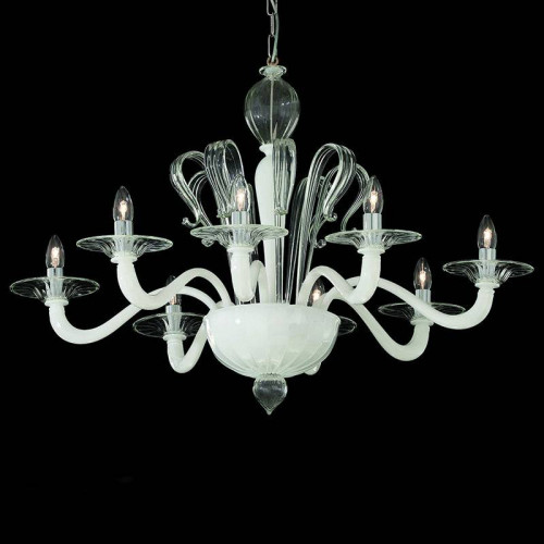подвесная люстра ideal lux sogno sp8 bianco в Сочи