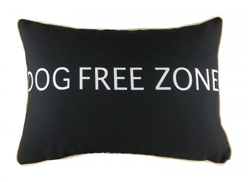 подушка с надписью dog free zone в Сочи