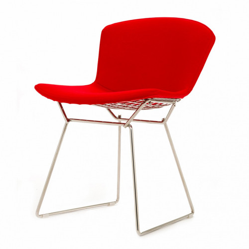 стул bertoia с обивкой красный в Сочи