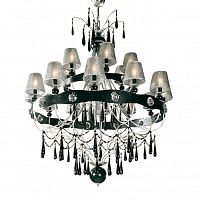 люстра 6886/12+6 v2515 от mm lampadari черная/серая в Сочи