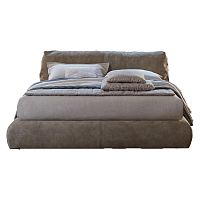кровать двуспальная 160х200 серая sharpei в Сочи