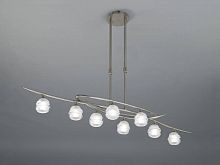 подвесная люстра mantra loop satin nickel 1810 в Сочи