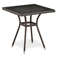 стол из искуственного ротанга 70x70 brown в Сочи