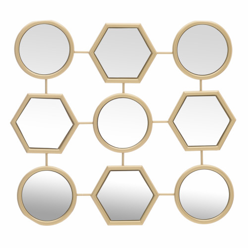 зеркало золотое настенное nine, 9 секций в Сочи