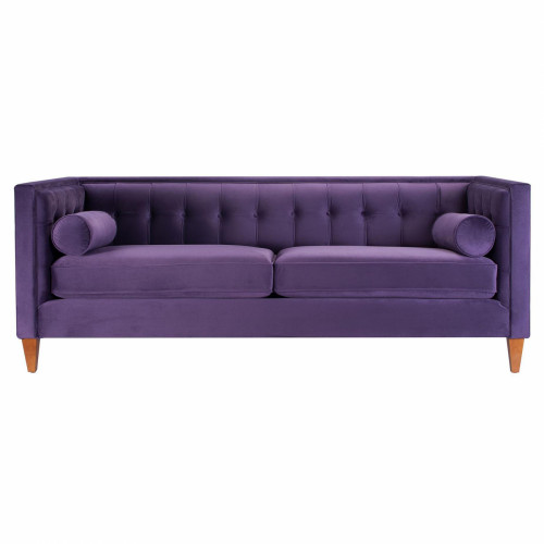 диван jack трехместный прямой пурпурный в Сочи