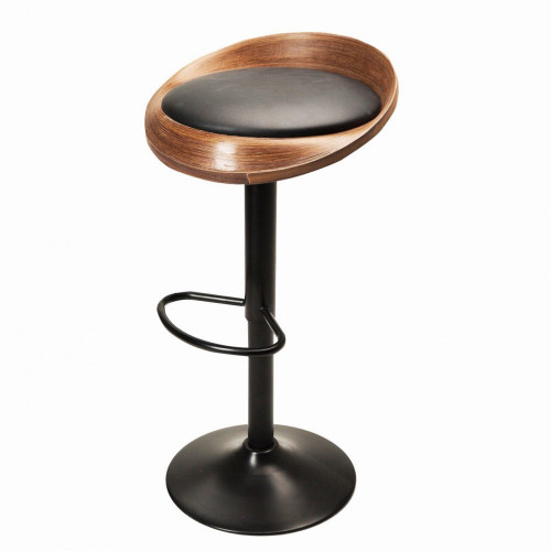 стул барный goe черный, орех в Сочи