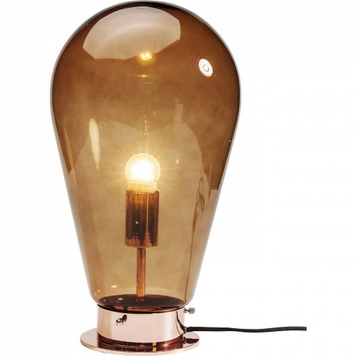 лампа настольная bulb коричневая в Сочи