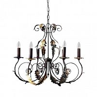 люстра 4962/6_v0580 от mm lampadari коричневая в Сочи