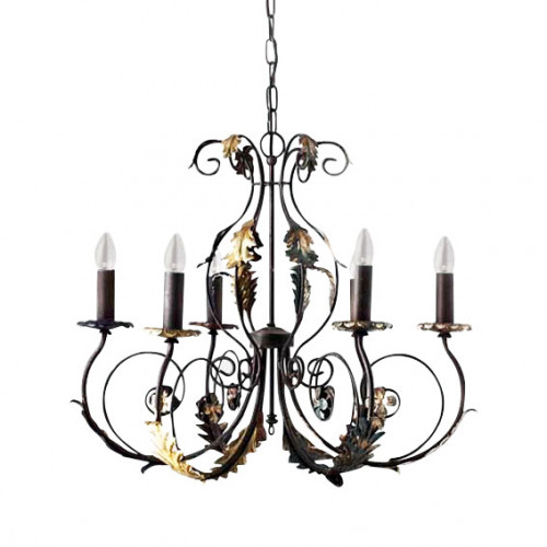 люстра 4962/6_v0580 от mm lampadari коричневая в Сочи