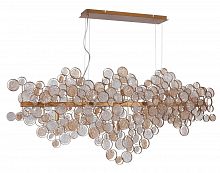 подвесной светильник crystal lux deseo sp15 l1400 gold в Сочи