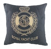 подушка с гербом королевского royal yacht club denim в Сочи