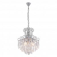 подвесная люстра crystal lux sevilia sp4 silver серебро в Сочи