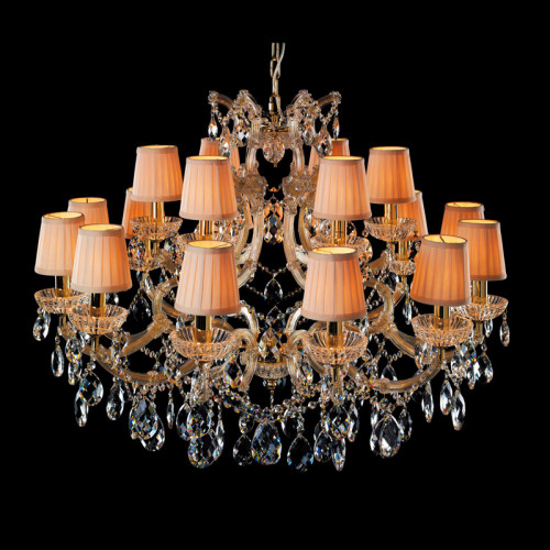 люстра md09054-18a от illuminati прозрачная/золото/желтая в Сочи