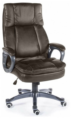 кресло для руководителя norden chairs мэдисон, обивка: искусственная кожа, цвет: экокожа темно-коричневая в Сочи