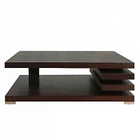 столик журнальный milano dark brown коричневый в Сочи