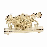подставка для визиток pewter flower белая в Сочи