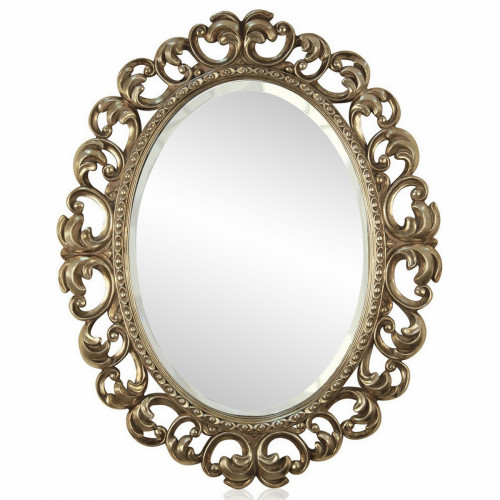 овальное зеркало настенное золото шербур florentine silver/98 в Сочи