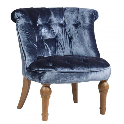 кресло sophie tufted синее в Сочи