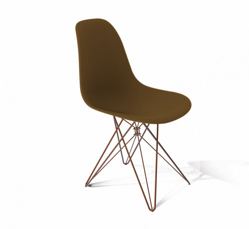 стул dsr коричневый s50 (eames style) в Сочи