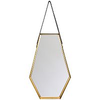 зеркало на ремне золотое шестиугольное диана в Сочи