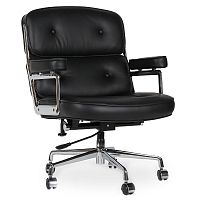 кресло eames style lobby chair черное в Сочи