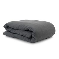 пододеяльник изо льна темно-серого цвета essential 150х200 в Сочи