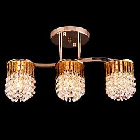 потолочная люстра eurosvet 3222/3 золото strotskis в Сочи