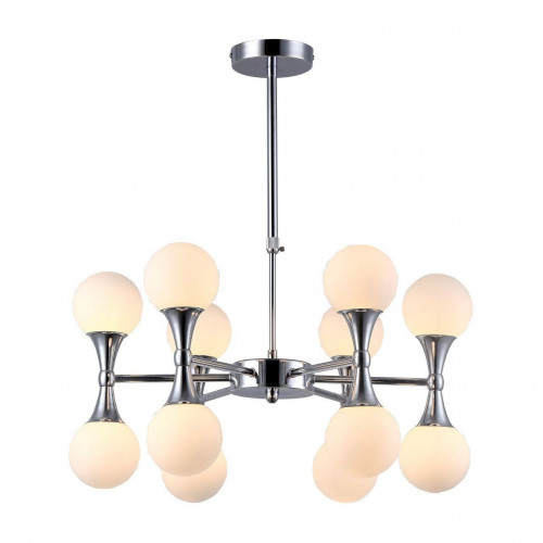 подвесная люстра arte lamp a9162lm-12cc белая в Сочи