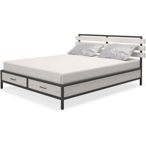 кровать двуспальная 160х200 белая neo loft в Сочи