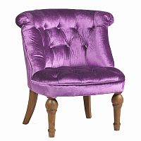 кресло sophie tufted slipper chair лиловое в Сочи