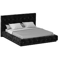 кровать двуспальная 160х200 черная kristal black в Сочи