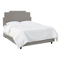 кровать двуспальная 180х200 серая paxton gray linen в Сочи
