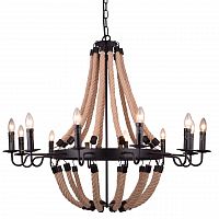 подвесная люстра arte lamp marsiglia a8956lm-12bk черная в Сочи