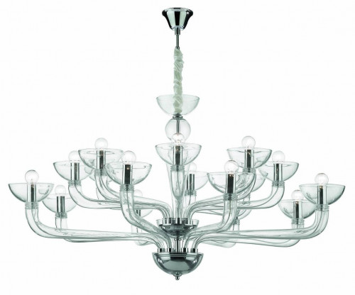 подвесная люстра ideal lux casanova sp16 trasparente в Сочи
