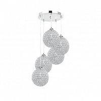 дизайнерская подвесная люстра spot light imperia 8220528 хром в Сочи