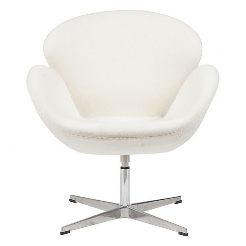 кресло swan chair белое в Сочи
